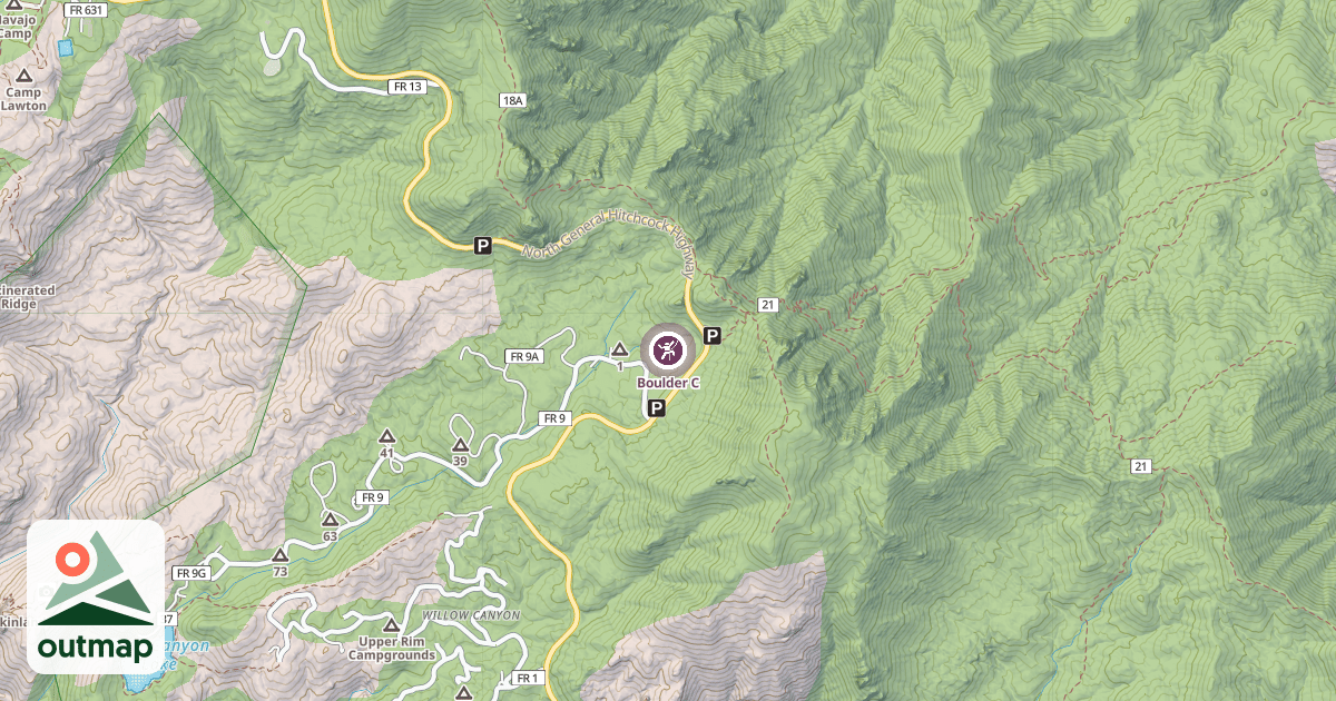 Map of Boulder C
