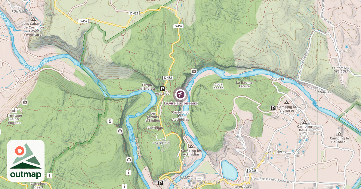 Map of La vire aux oiseaux