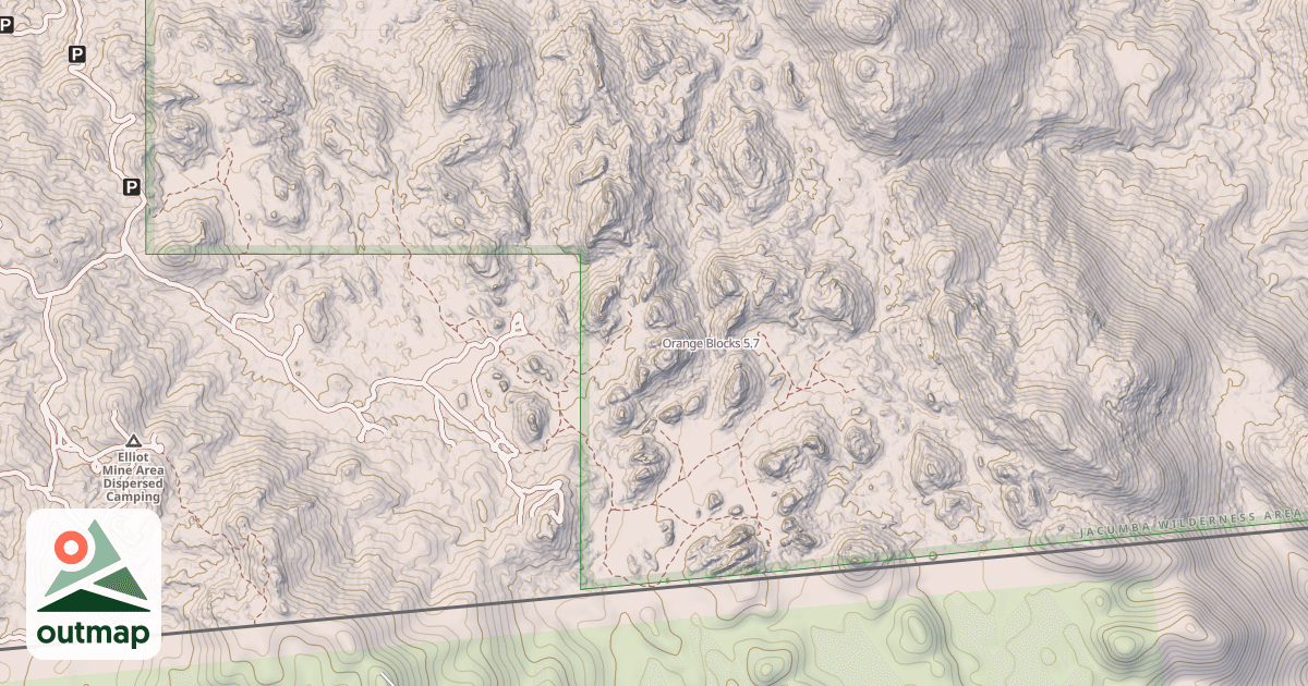 Map of Orange Blocks