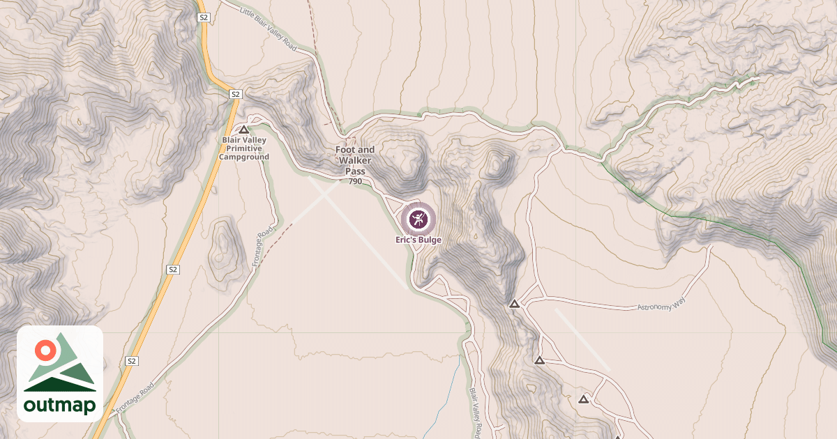 Map of Eric's Bulge