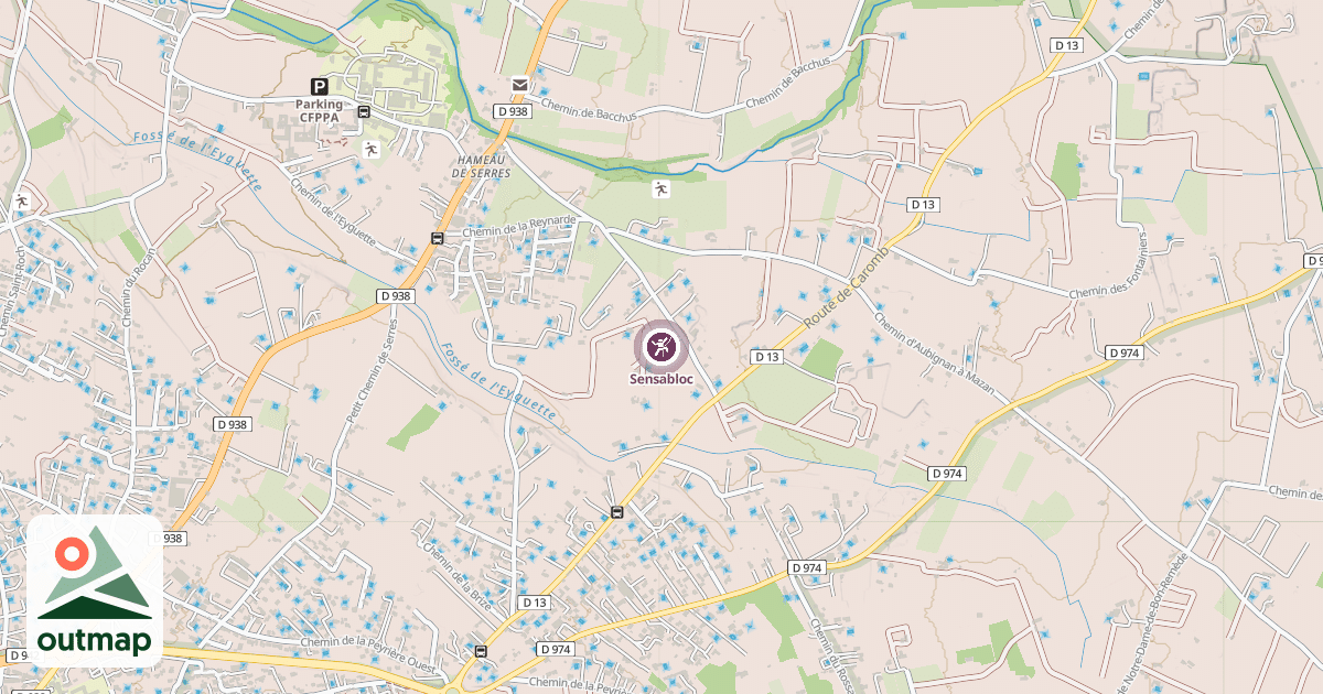 Map of Sensabloc