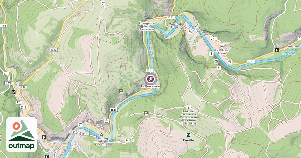 Map of La Pescalerie