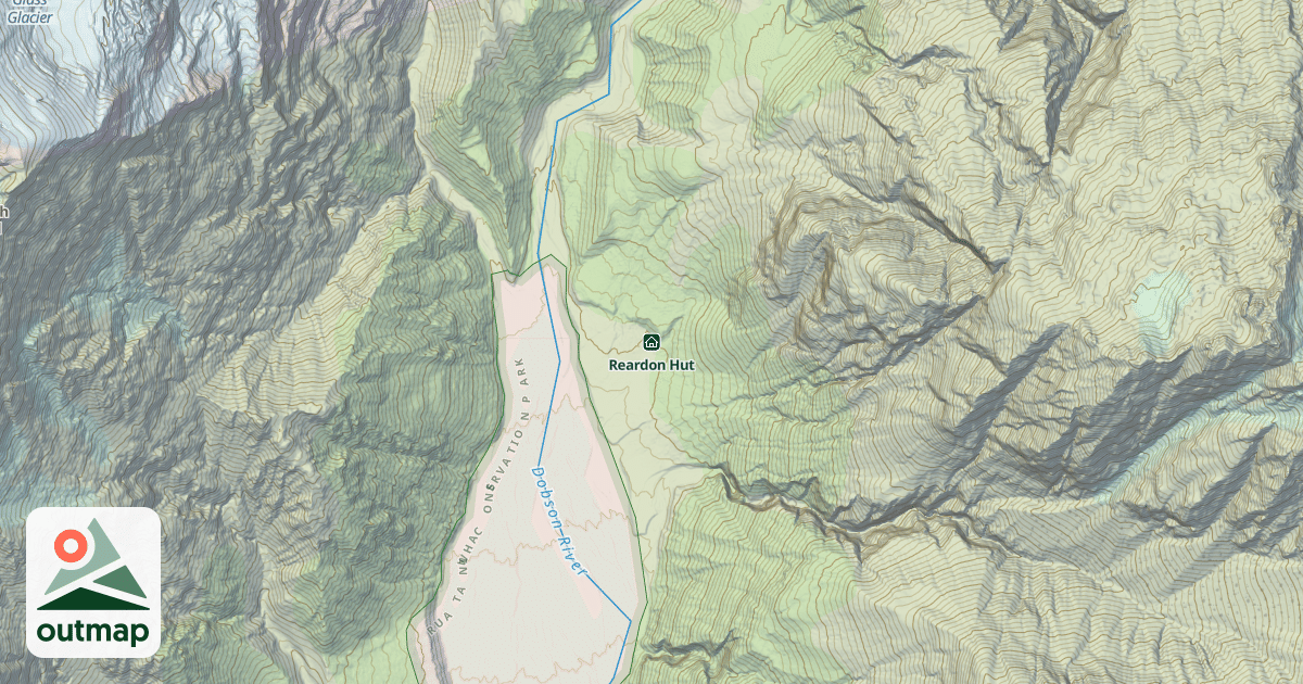Map of Reardon Hut