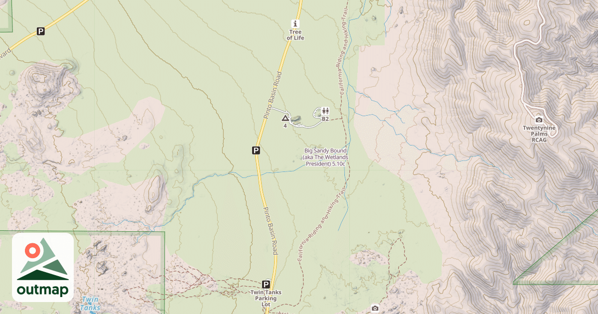 Map of Big Sandy Bound (aka The Wetlands President)