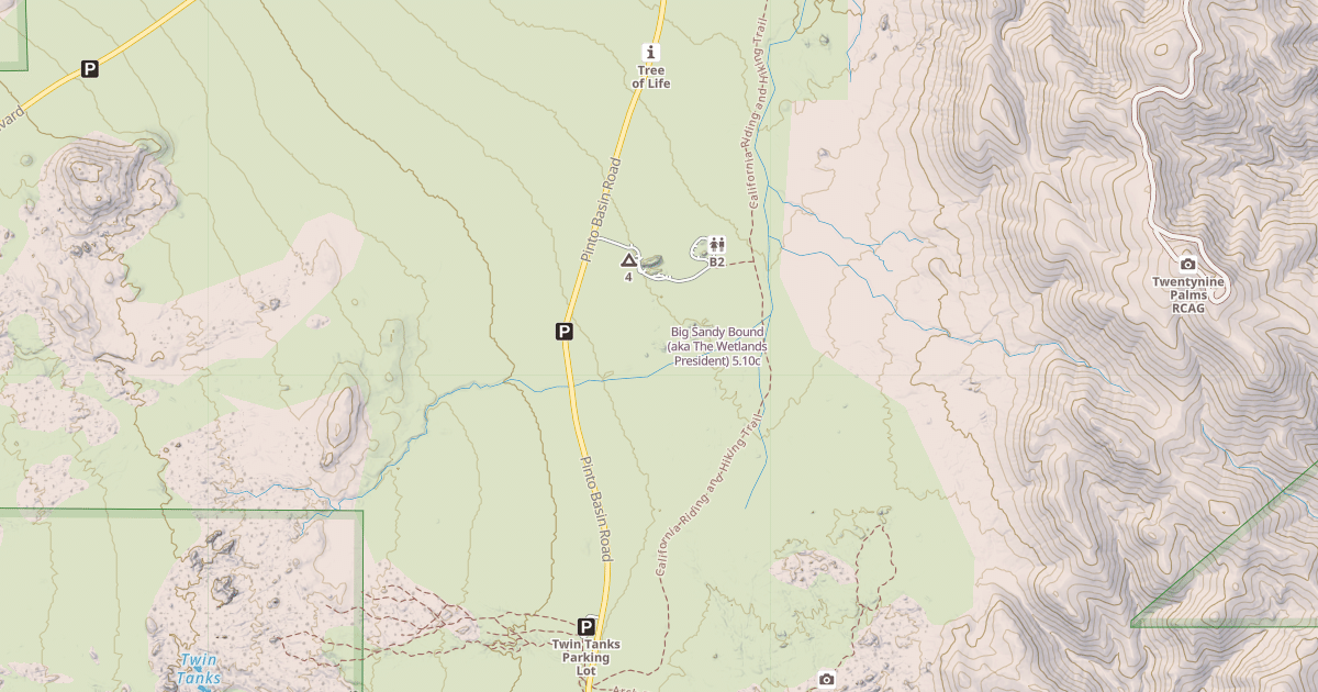 Map preview of Big Sandy Bound (aka The Wetlands President)