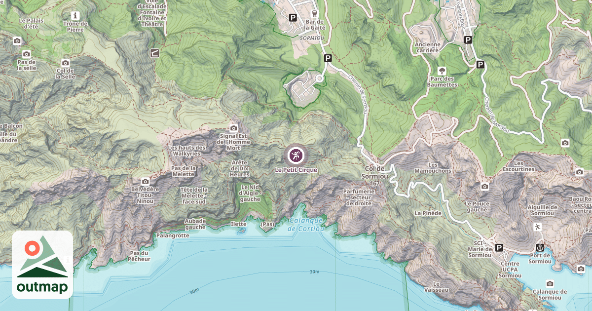 Map of Le Petit Cirque