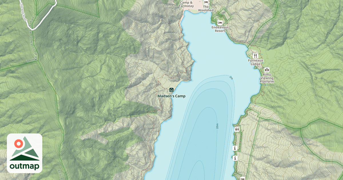 Map of Madsen's Camp