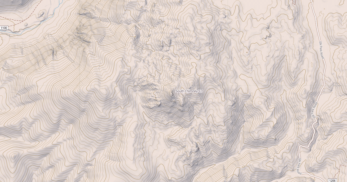 Map preview of South Chimney