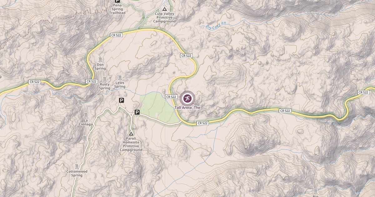 Map preview of Tall Arete, The