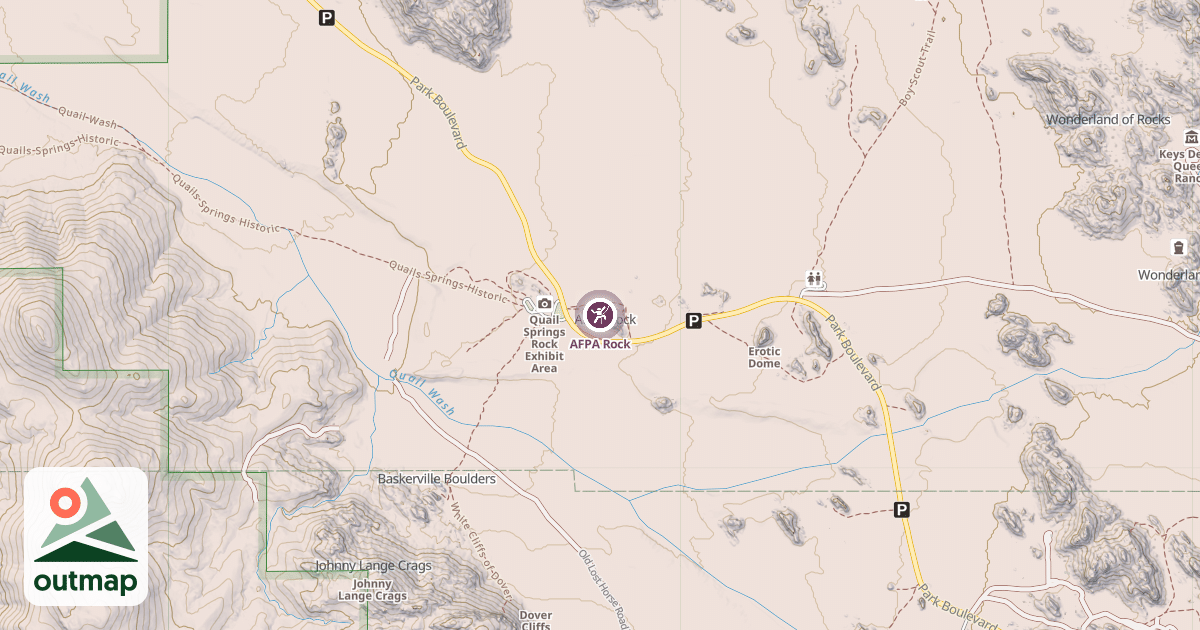 Map of AFPA Rock