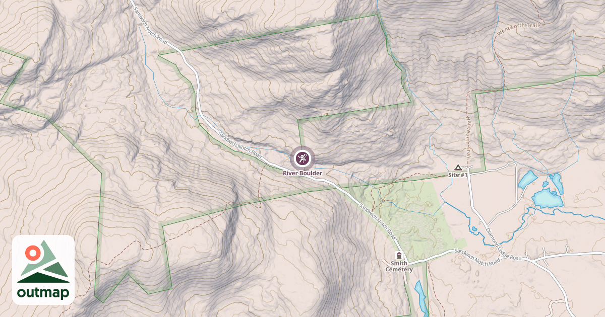 Map of River Boulder