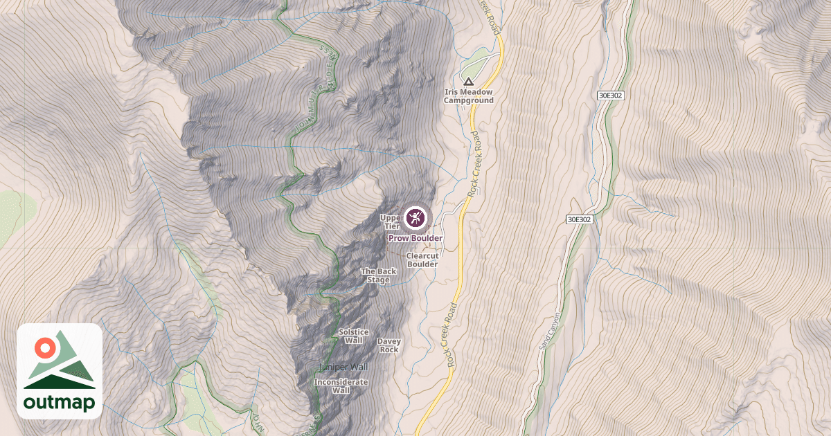 Map of Prow Boulder