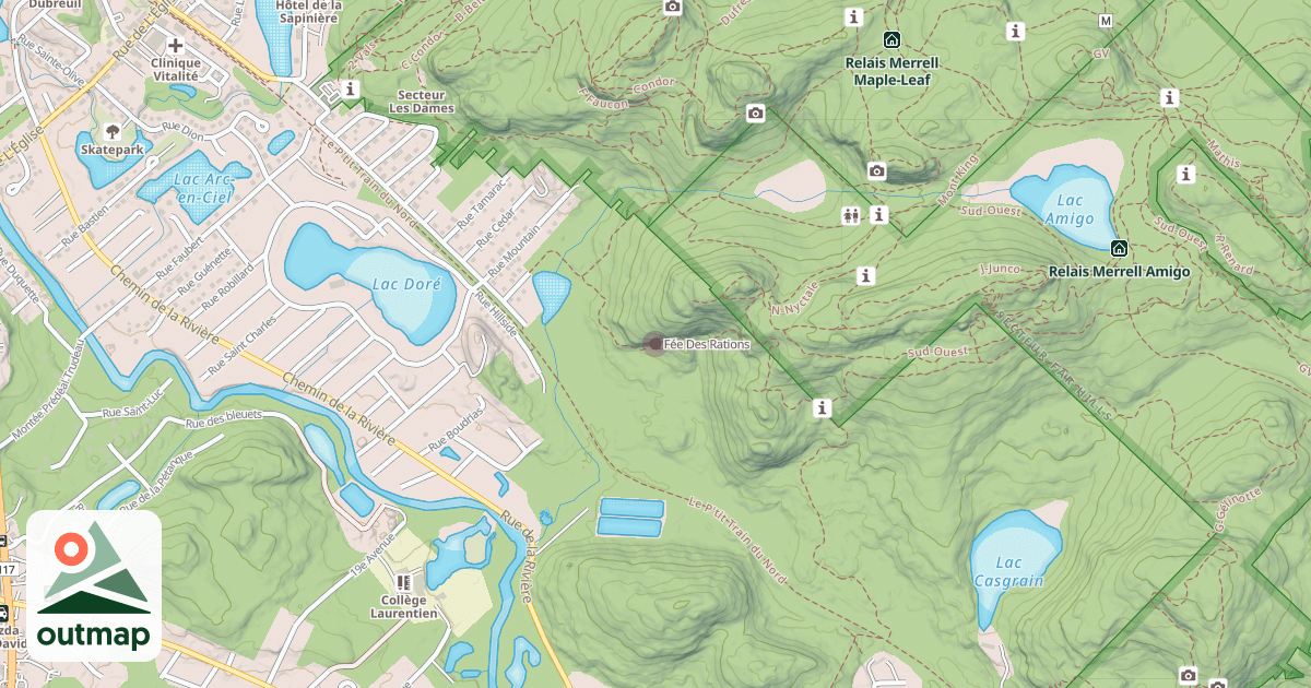 Map of Fée Des Rations