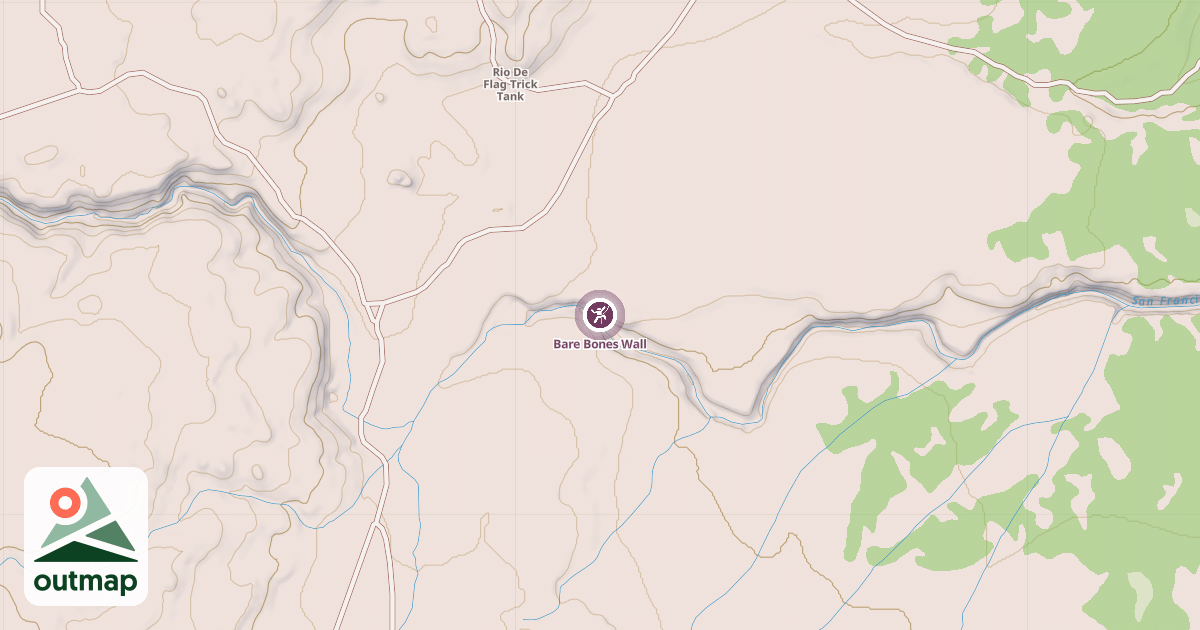 Map of Bare Bones Wall