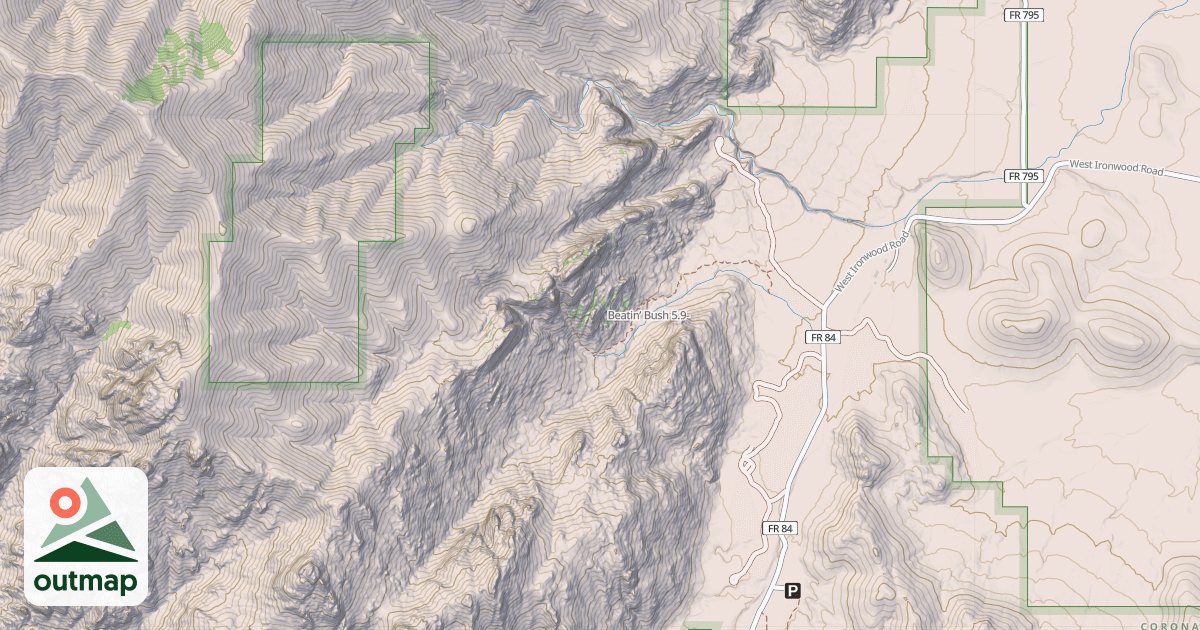 Map of Beatin’ Bush