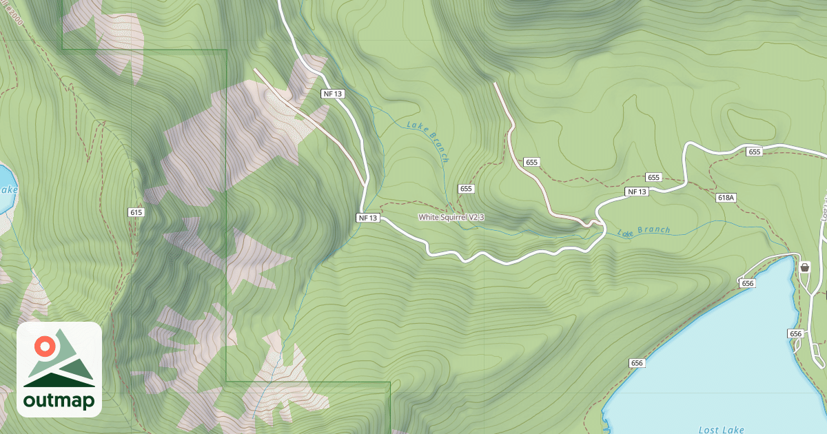 Map of White Squirrel