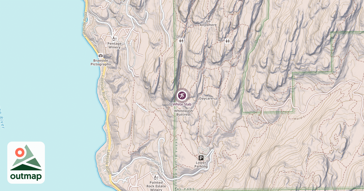 Map of White Slab