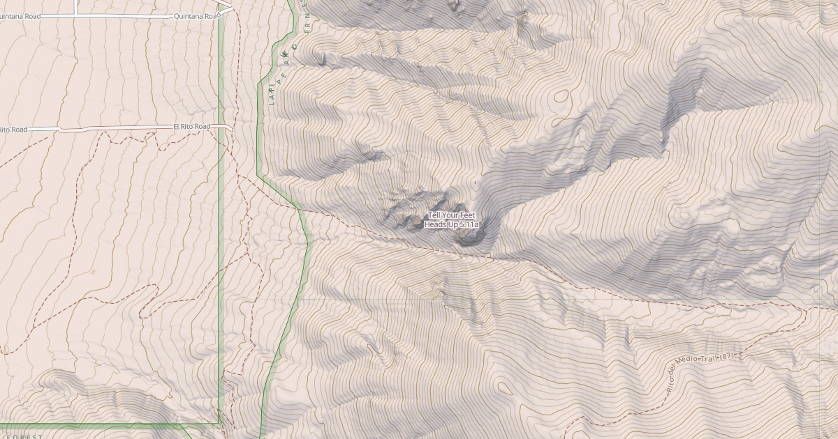 Map preview of Tell Your Feet Heads Up