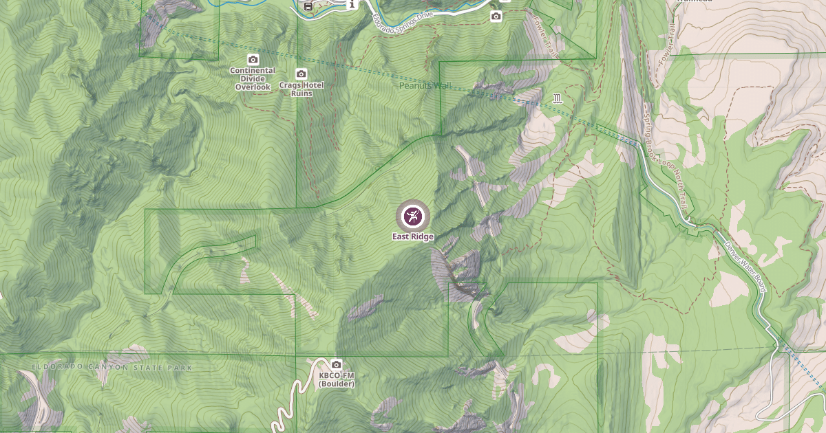 Map preview of East Ridge