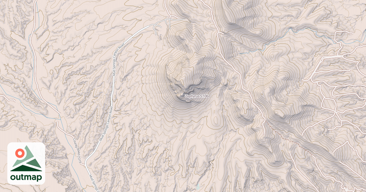 Map of Zephyrus