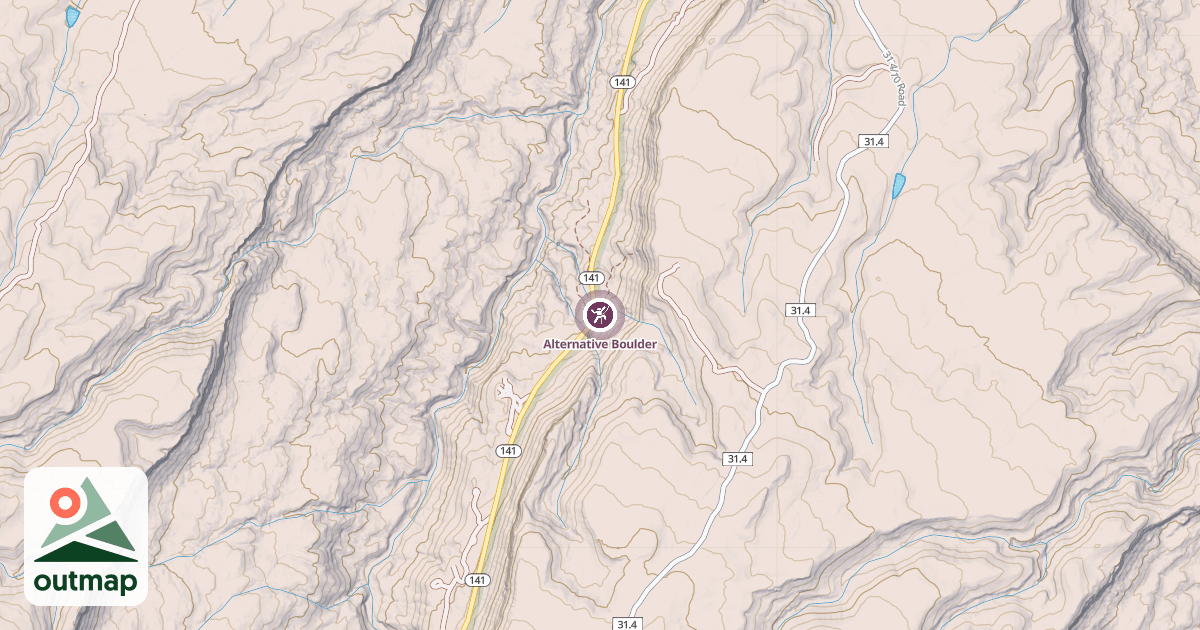 Map of Alternative Boulder