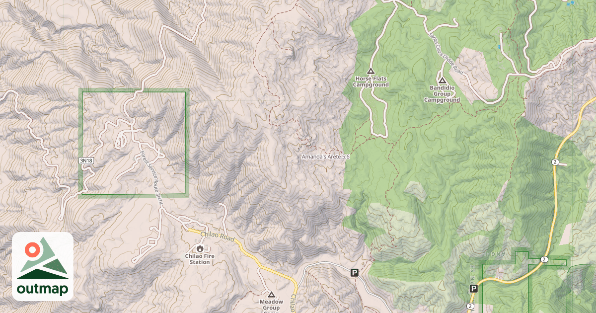 Map of Amanda's Arete