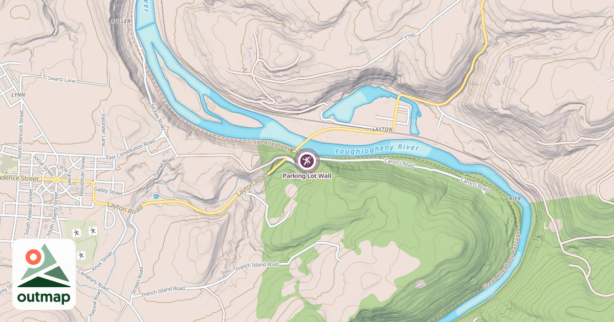 Map of Parking Lot Wall