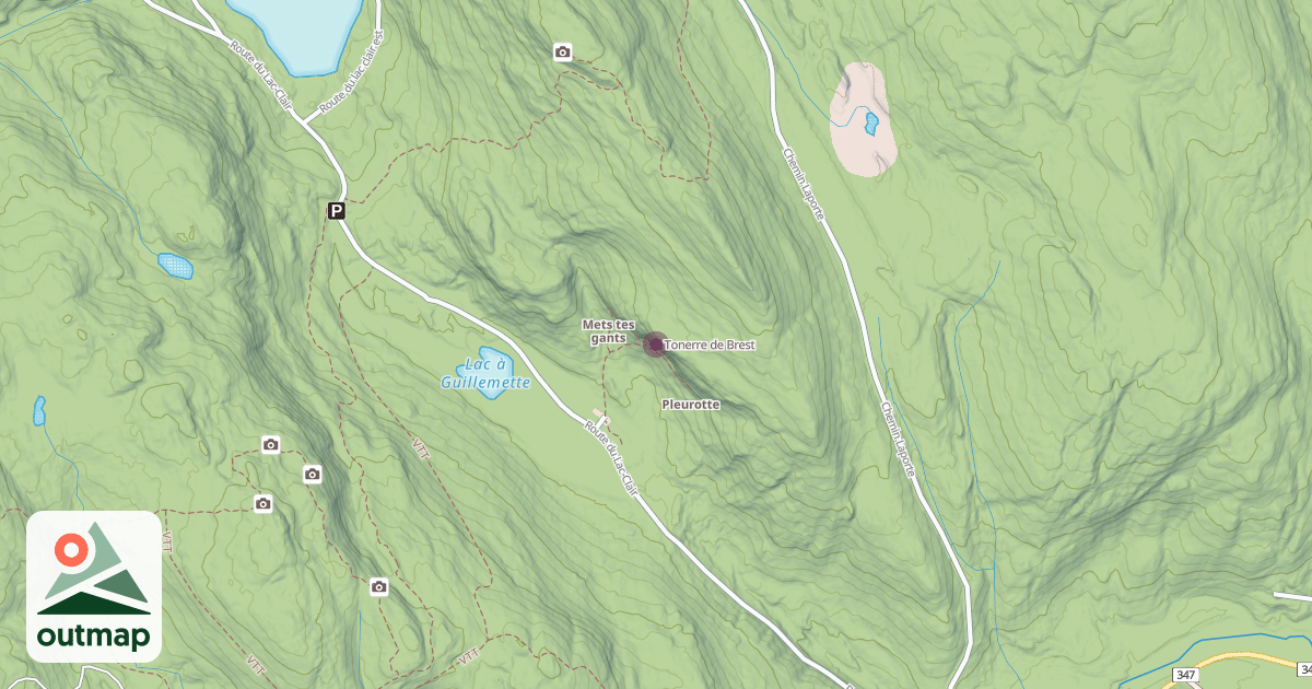 Map of Tonerre de Brest