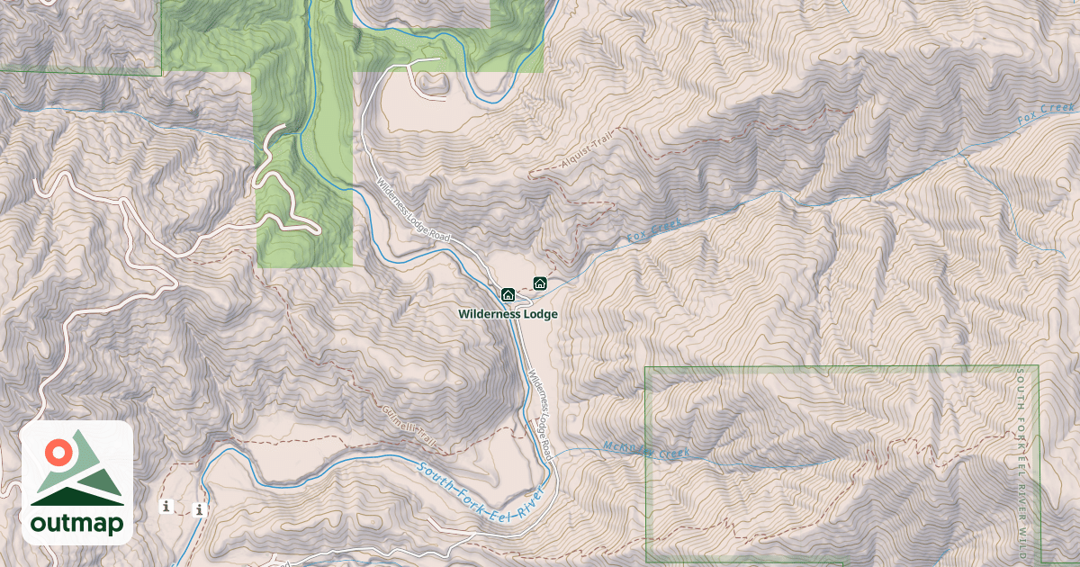 Map of Fox Creek Lodge