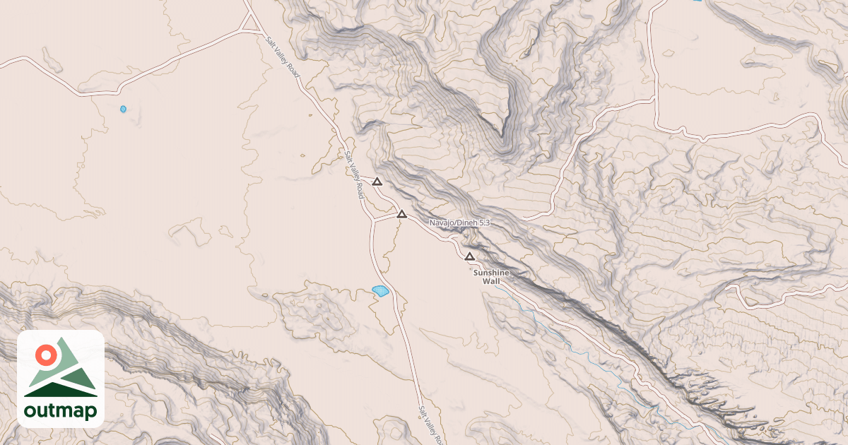 Map of Navajo/Dineh