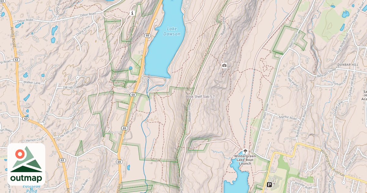 Map of Book Shelf Slab