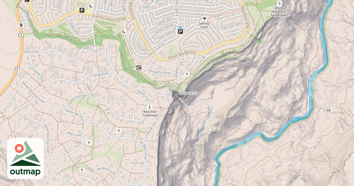 Map of Route 14