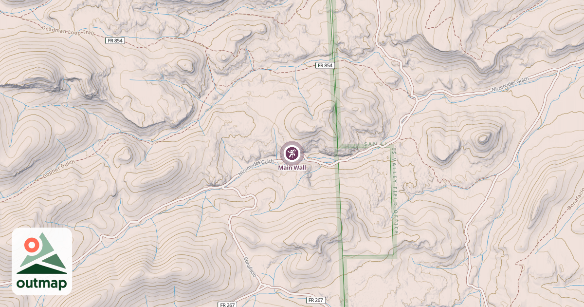 Map of Main Wall