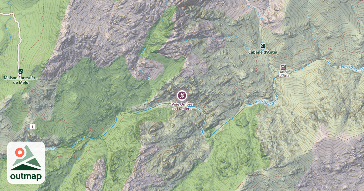 Map of Voie Ombre et Lumière