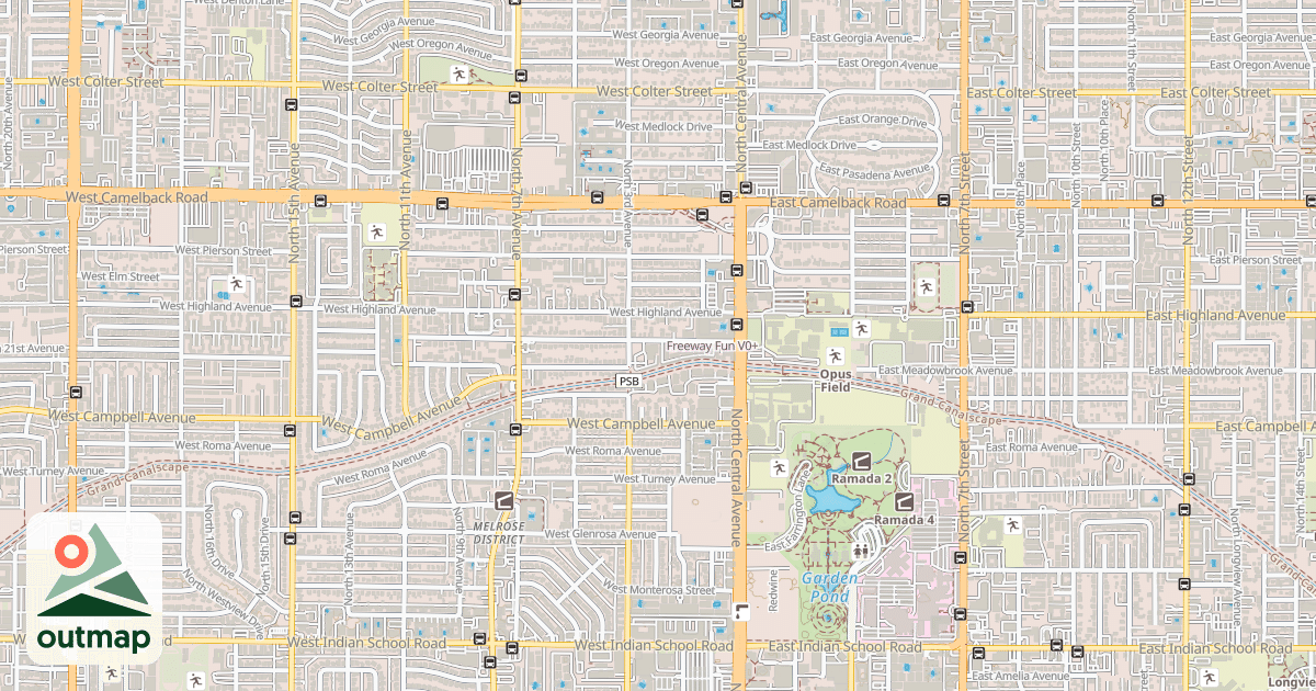 Map of Freeway Fun