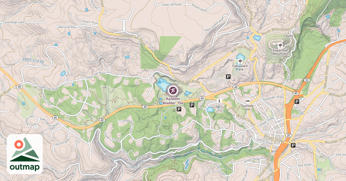 Map of Random Boulder, The
