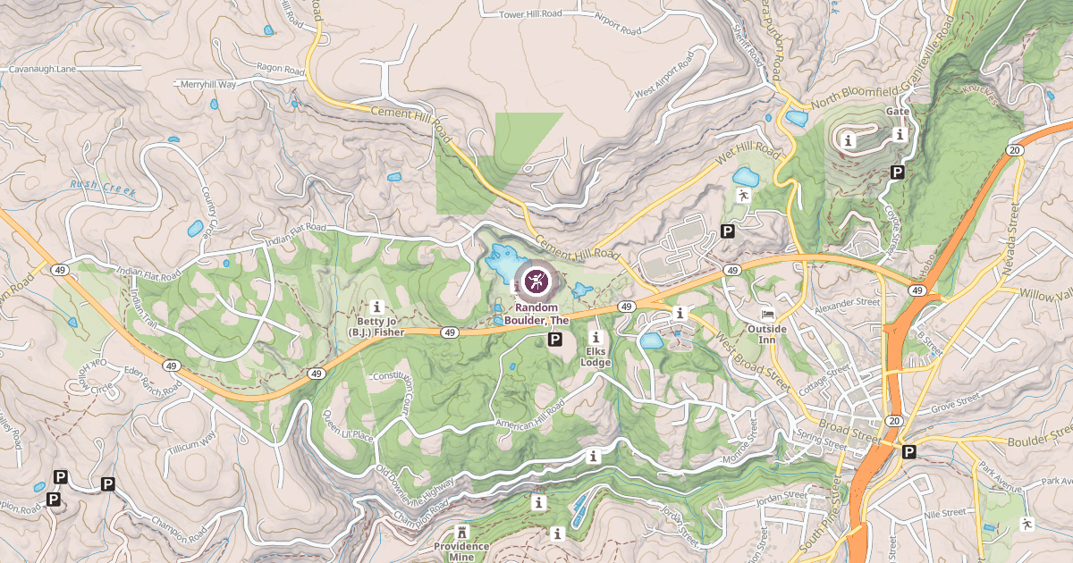 Map preview of Random Boulder, The