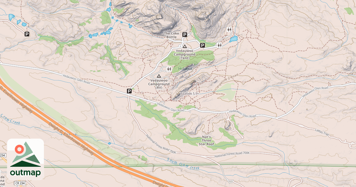 Map of Baalbek