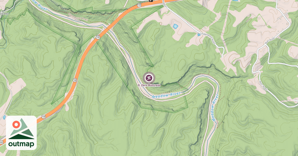 Map of 0. Zero Buttress