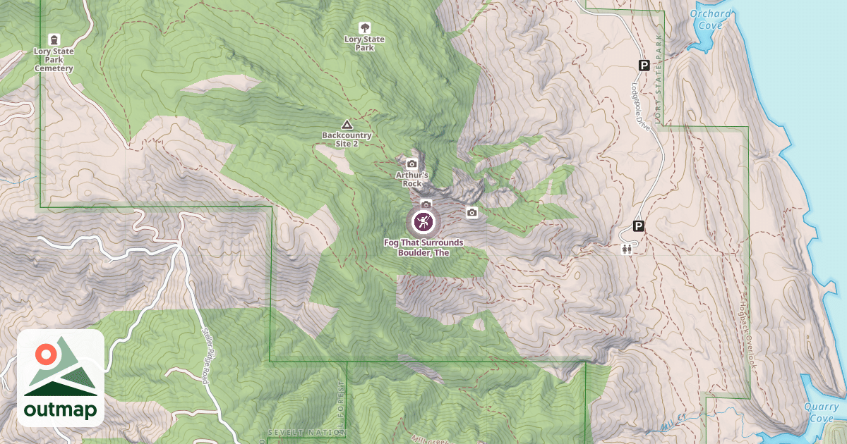 Map of Fog That Surrounds Boulder, The