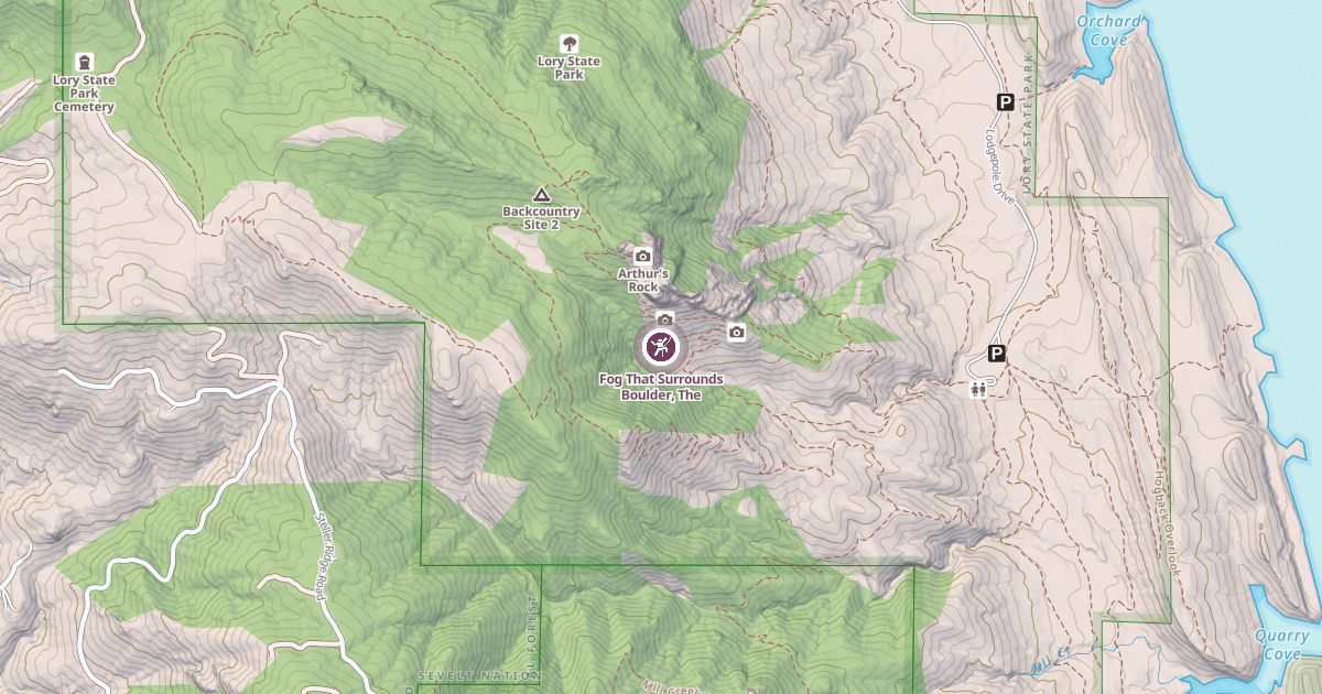 Map preview of Fog That Surrounds Boulder, The