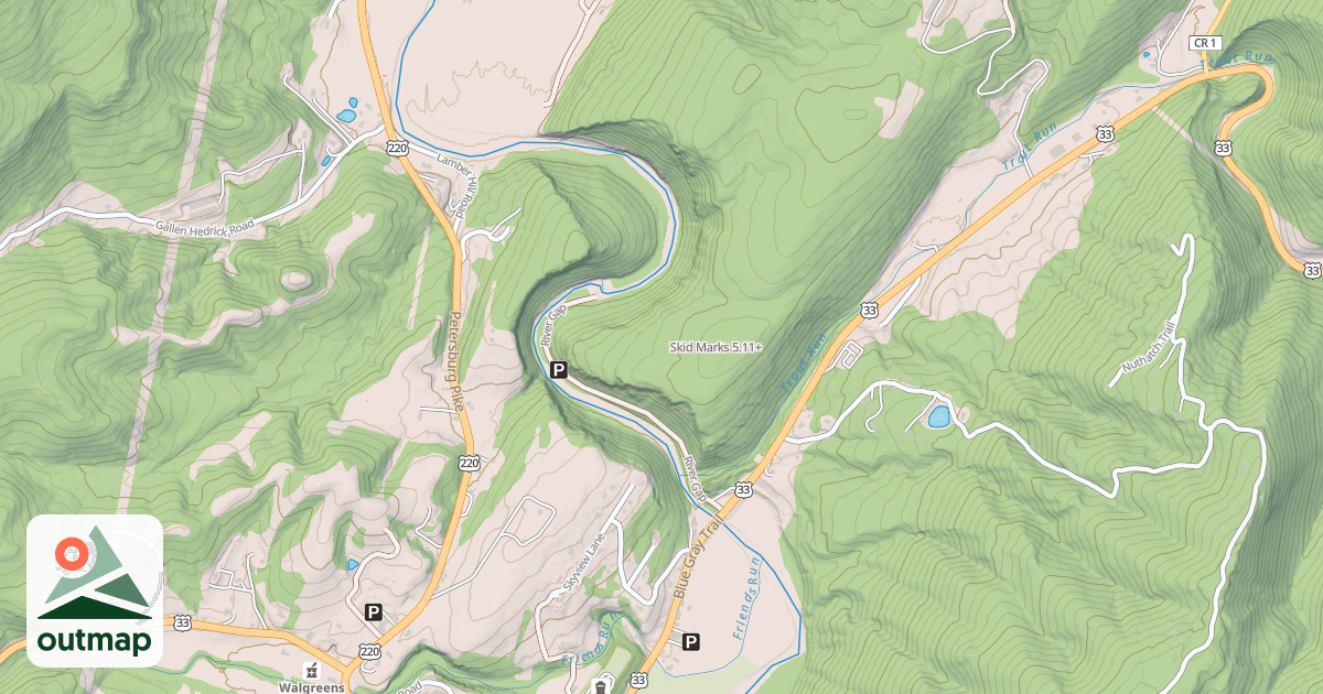 Map of Skid Marks