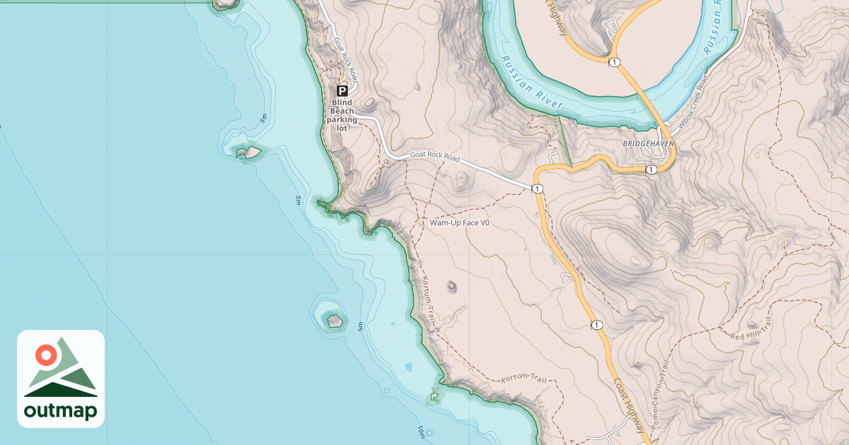 Map of Wam-Up Face