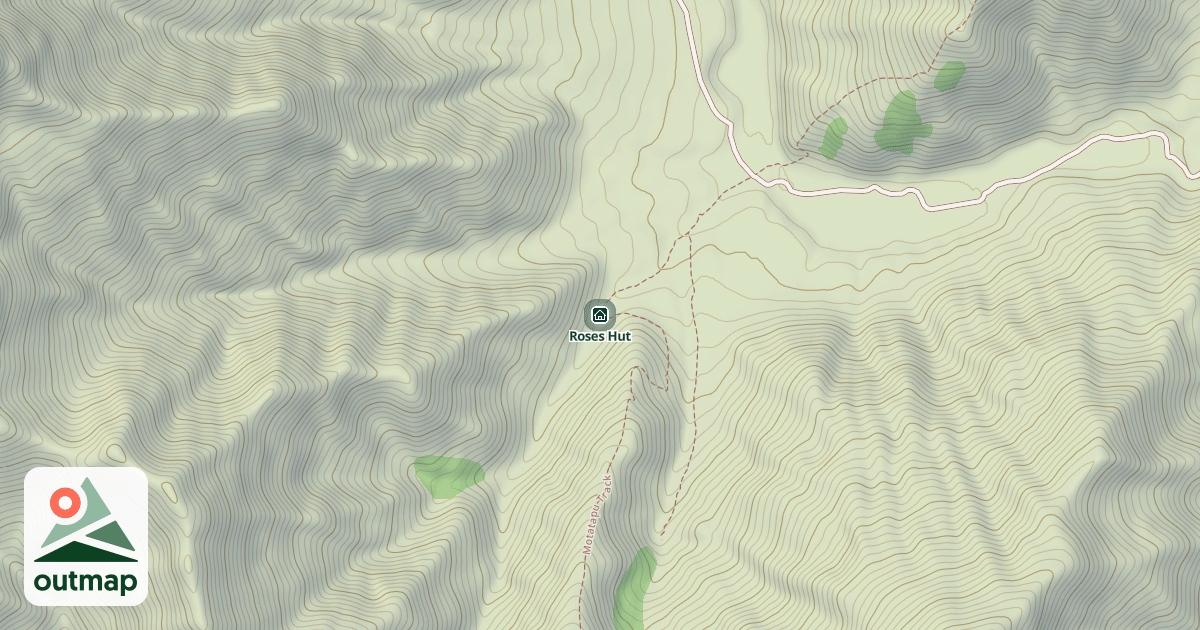 Map of Roses Hut
