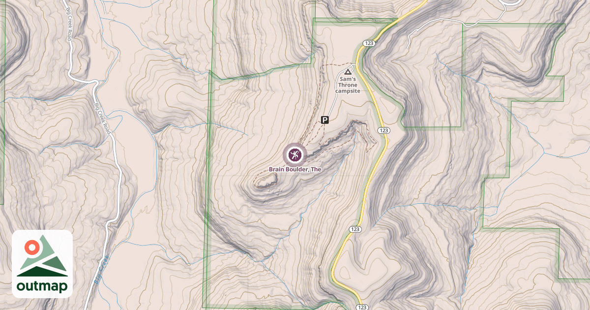 Map of Brain Boulder, The