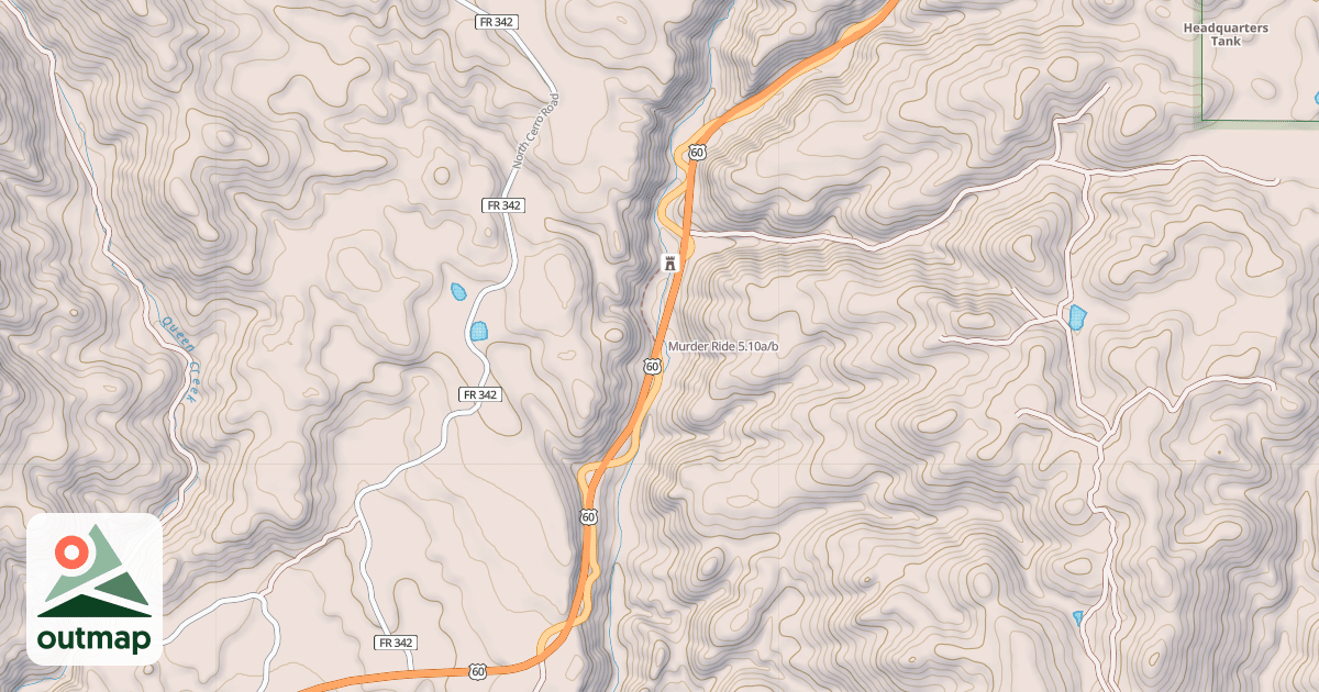 Map of Murder Ride