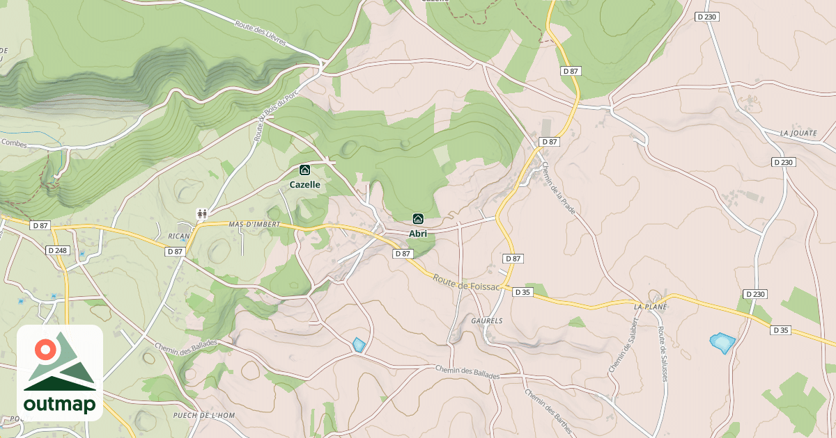 Map of Abri