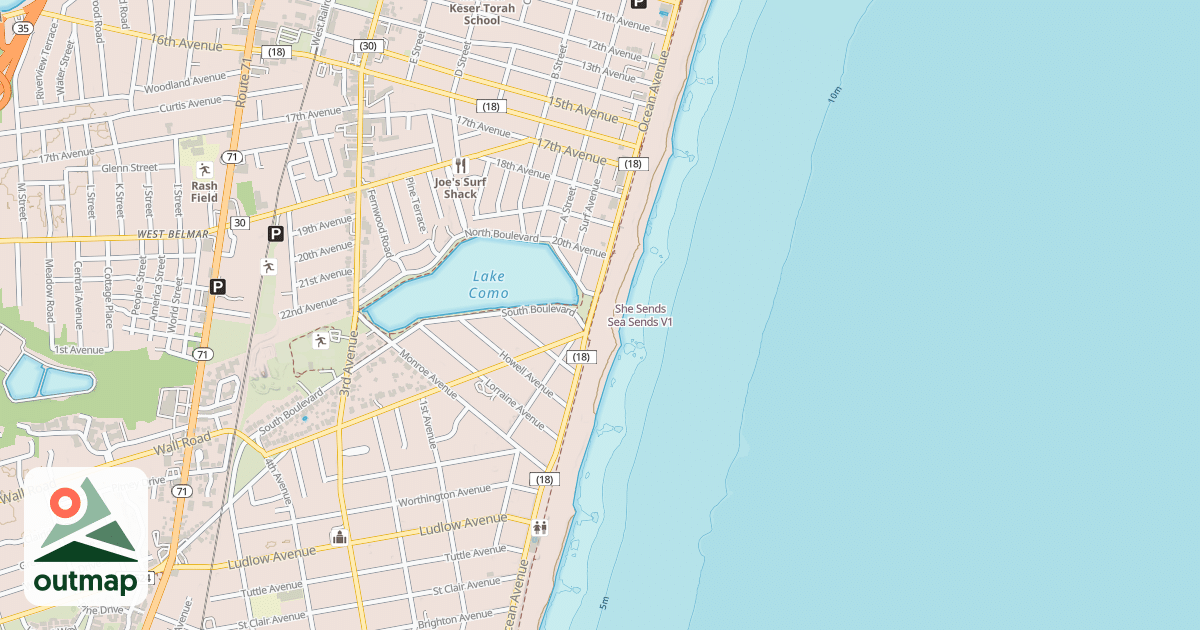 Map of She Sends Sea Sends