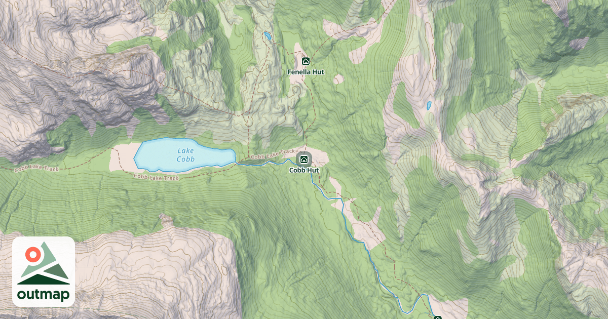 Map of Cobb Hut
