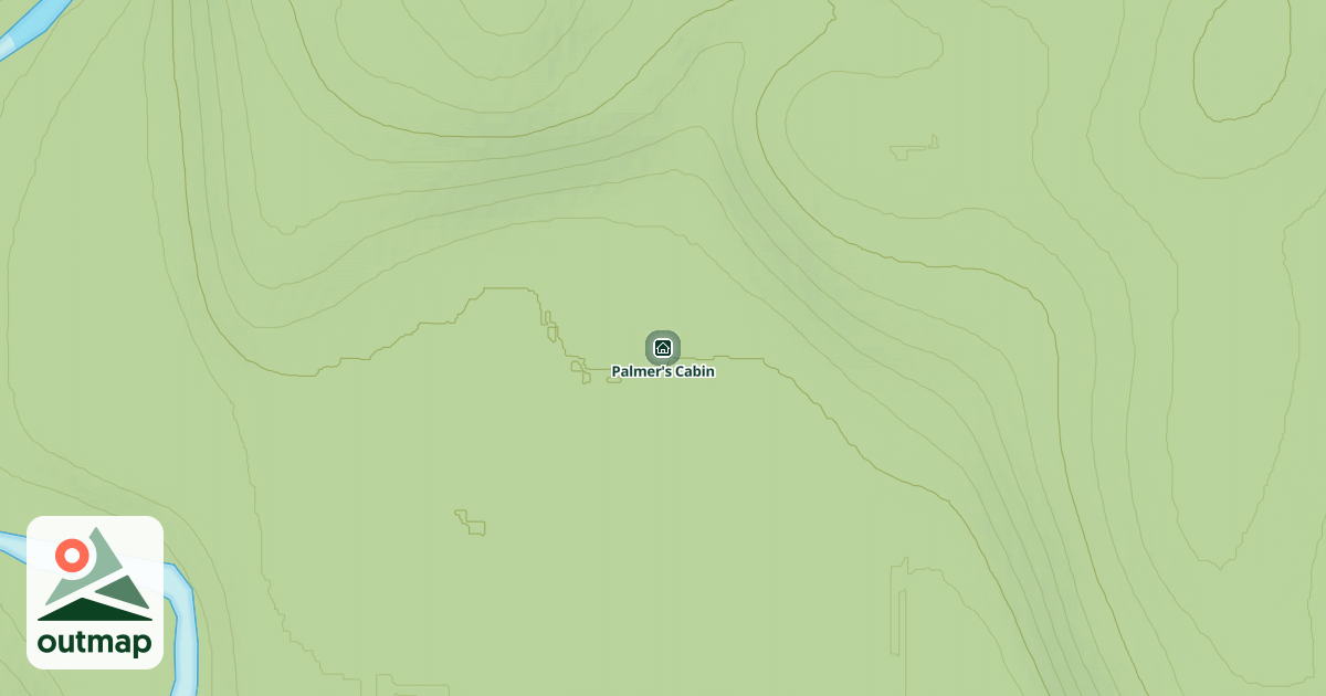 Map of Palmer's Cabin